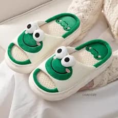 Chinelos De Sola Grossa Da Moda Dedos Do Pé Abertos Para Sala De Estar Quarto