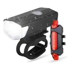 Farol Lanterna Dianteira Para Bike Aluminio Lanterna Led Sinalizador Recarregavel Bicicleta Ciclismo Mtb