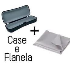 Estojo Caixinha Case Para Óculos com Flanela em Microfibra