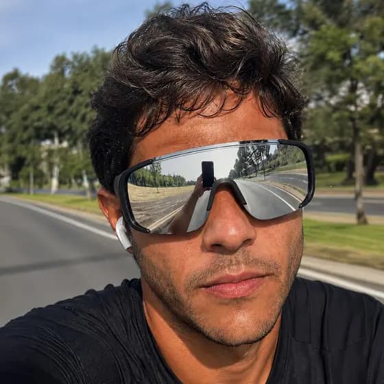 Óculos de Sol Masculino e Feminino Ilook Esportivo Lente Espelhada UV400 Várias Cores
