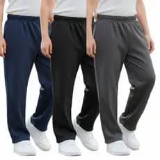 Kit 3 Calças de Moletom Infantil Básicas Unissex – Praticidade e Estilo para o Dia a Dia