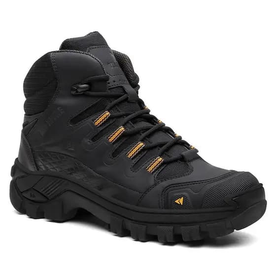 Bota Coturno Masculino Kansas Cano Curto Via Livre Preto