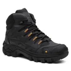 Bota Coturno Masculino Kansas Cano Curto Via Livre Preto