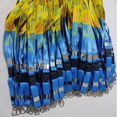 Cordão para crachá Personalizado 20mm fazemos sua arte
