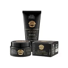 Kit Masculino Cabelo Moderno - Shampoo 150ml e Cera texturizante 80g - Pérola Negra
