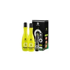 Pérola Negra Kit Terapia Vegana, Shampoo 300ml, Condicionador 300ml, Tônico Capilar Anti-Queda 120ml
