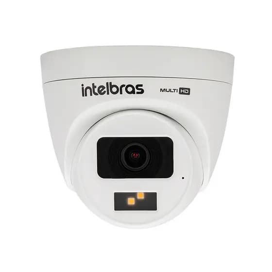 Câmera Full Color Intelbras VHD 1120 DOME interna e externa - Imagens Coloridas 24h por dia