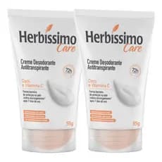 Kit 2 Desodorante Creme Herbissimo Care Coco E Vitamina C