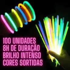 Pulseira Tubo Neon Pack 100un