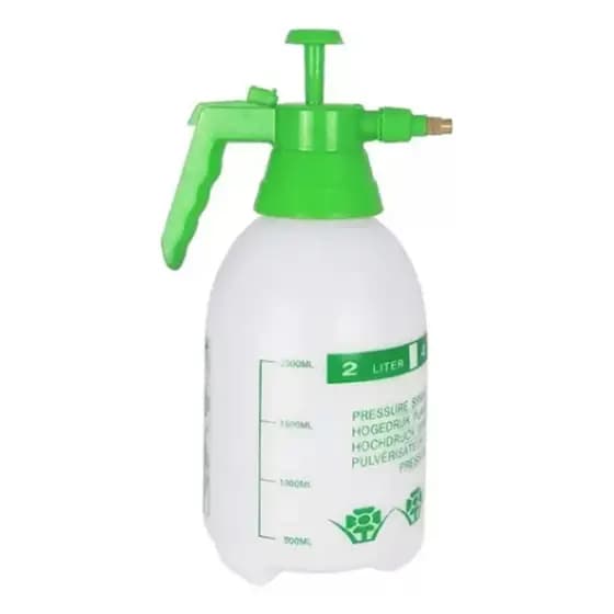 Pulverizador Manual Compressão Prévia 2l Western Jardins Plantas Branco