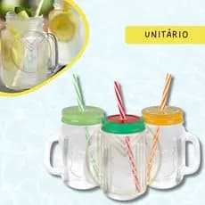 Caneca Copo Retrô Decoração Cozinha Festa Happy Hour Drink Fruta Melancia Kiwi Laranja