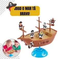 Jogo Equilibrio Estrátegia O Mar Ta Bravo Infantil Educativo Pirata