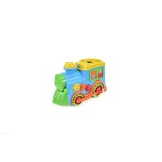 Trenzinho Didático De Montar C/ Peças Educativas Colorido