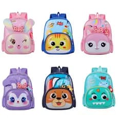 Mochila Infantil Escolar Menina e Menino De Animado