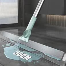 Rodo de Silicone Para Limpeza de Piso 2 em 1 – 1,2m e 1,4m Vassoura e Limpador de Vidros para Uso Duplo Seco e Molhado