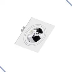 Embutido Branco Ar111 Face Plana Quadrado Gu10 Save Energy Para Decoração interna