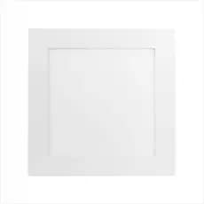 Luminária Plafon Quadrada Branco P/ Embutir 12w 4000k Neutro
