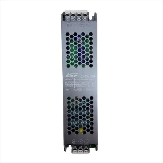 Fonte Slim Chaveada 12v 20a 240w P/ Fita Led Bivolt