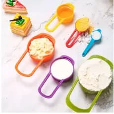Medidor De Ingredientes Xicaras Medidoras Kit Com 6 Peças cozinha