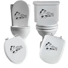ADESIVO DIVERTIDO VASO SANITÁRIO PRIVADA CAIXA ACOPLADA DESCARGA AZULEJO BOX VIDRO SUPERFICIE LIZA DECORATIVO PERSONALIZADO