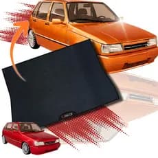 TAPETE EMBORRACHADO PARA PORTA MALA MALAS CARRO FIAT UNO 1983 A 2004 TODOS MODELOS 2 E 4 PORTAS