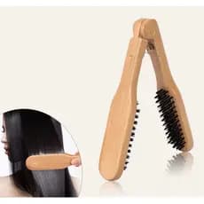 Alisador Profissional De Cabelo Escova Dupla Liso Clip De Pente Em V Não Machuca Ferramentas De Estilo DIY Home FI