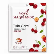 Máscara Facial de Cereja Hidratante e Iluminadora YoYo Maquiamor