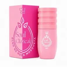 Soul Clinical Óleo de Rosa Mosqueta 10ml para Regeneração Hidratação e Luminosidade da Pele