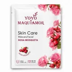 YoYo Maquiamor Máscara Facial Rosa Mosqueta Rejuvenescedora Hidratante 25ml Skin Care 10-15 Minutos