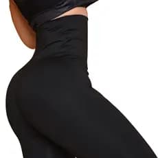 calça cós alto tecido grosso legging levanta o bumbum modela cintura disfarça celulite academia passeio