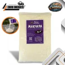 Marvada  Massa Japonesa  3 Em 1 Massa Branca 400g 1 Unidade