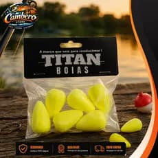 Boia Guia Lambari Nº 4 Para Pesca Flutuante – Kit com 06 Unidades