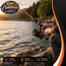 Kit Pesca Profissional Vara Sami 1.80m/2.10m + Molinete Full Spin Completo
