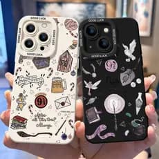 Itens Mágicos Capa De Telefone Pintada Da Moda Para iPhone17/16/15/14/13/MINI/12/11/Pro MAX/X/XS/XR/7/8/6 Protetora De s