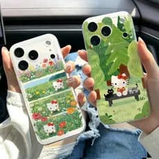 Mar Das Flores/Floresta Caso De Telefone Para IPhone 17 15 14 13 12 11 Promax , XR XS MAX 16PRO 16 Plus Transparente Mac