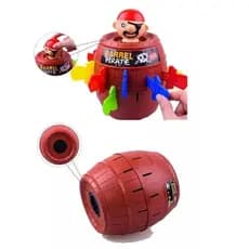 Jogo Barril do Pirata brinquedo infantil 16x10