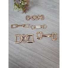 Enfeite dourado bridão,para bolsas,sapatos,roupas