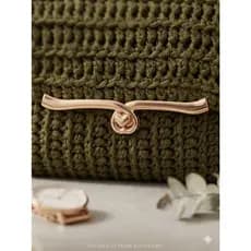 Fecho Torniquete de metal detalhe coração 12cm banho dourado para bolsas