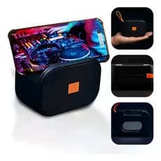 Caixa de Som Portátil AL-9521 – Compacta, Potente e com Suporte para Celular!