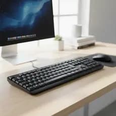 Teclado com Fio USB Slim para Escritório e Home Office AL-9507