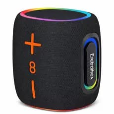 Caixa de Som Bluetooth Portátil RGB 40W à Prova d’Água – Eletromex EL-1102 B