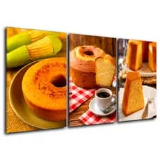 Quadros Decorativos Padaria Bolo Caseiro Café