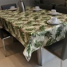 Toalha de Mesa Plástica Térmica 4 Lugares PVC 1,40 X 1,40 - Várias Estampas