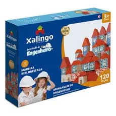 Jogo Brincando De Engenheiro N4, Xalingo, 120 Peças