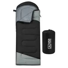 Saco De Dormir Camping Impermeável Usd Confortável 2,10m X 75cm C/ Bolsa De Transporte Cor Azul Preto Laranja Cinza