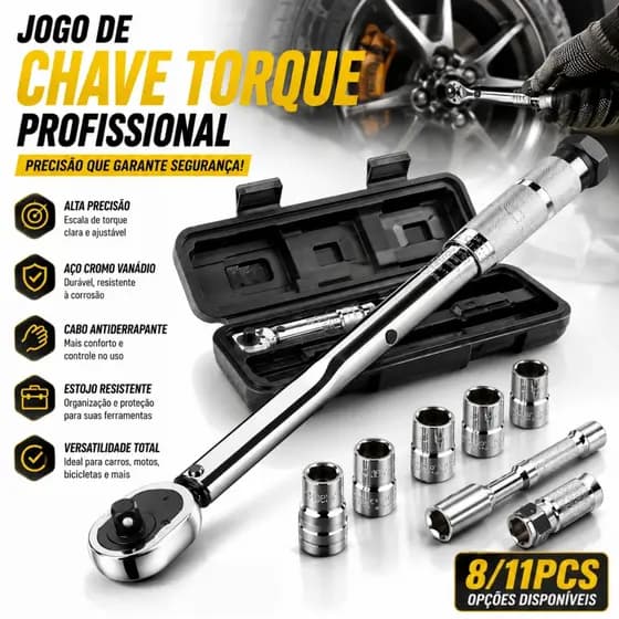 Torquimetro De Estalo 1/2 Pol 2.8 A 21kg Reversível