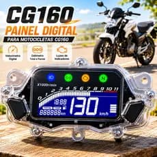 Painel digital de motocicleta para Honda Titan 160 Ex 2016 2017 Cg 160 Fan/Charge 160 2018 2019 2020 Velocímetro