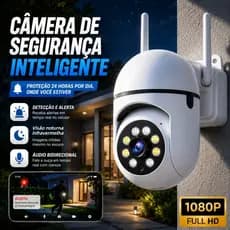 Câmera De Rede Sem Fio À Prova D'água 1080P Wi-Fi De Visão Noturna Infravermelha Amplamente Utilizada Seguro