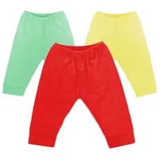 KIT CALÇAS MIJÃO COM 3 PEÇAS PARA BEBÊ P M G 100% ALGODÃO NATURAL