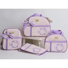 Conjunto de Bolsas Para Maternidade Bebê Borboletinhas